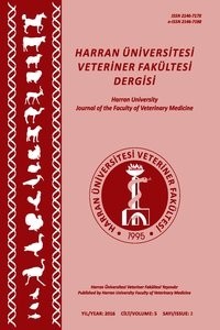 Harran Üniversitesi Veteriner Fakültesi Dergisi