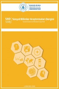 Bandırma Onyedi Eylül Üniversitesi Sosyal Bilimler Araştırmaları Dergisi