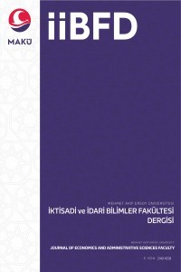 Mehmet Akif Ersoy Üniversitesi İktisadi ve İdari Bilimler Fakültesi Dergisi