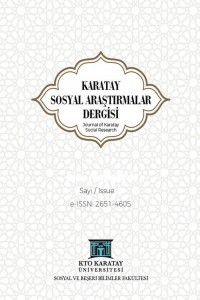 Karatay Sosyal Araştırmalar Dergisi