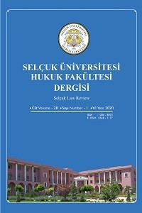 Selçuk Üniversitesi Hukuk Fakültesi Dergisi