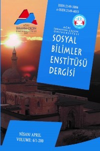 Ağrı İbrahim Çeçen Üniversitesi Sosyal Bilimler Enstitüsü Dergisi