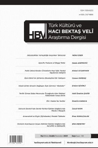 Türk Kültürü ve Hacı Bektaş Veli Araştırma Dergisi