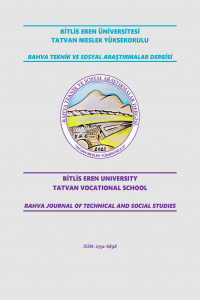 Rahva Teknik ve Sosyal Araştırmalar Dergisi