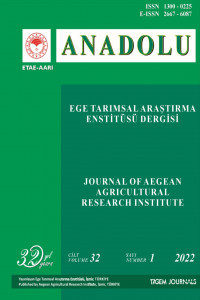 ANADOLU Ege Tarımsal Araştırma Enstitüsü Dergisi