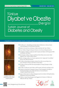 Türkiye Diyabet ve Obezite Dergisi