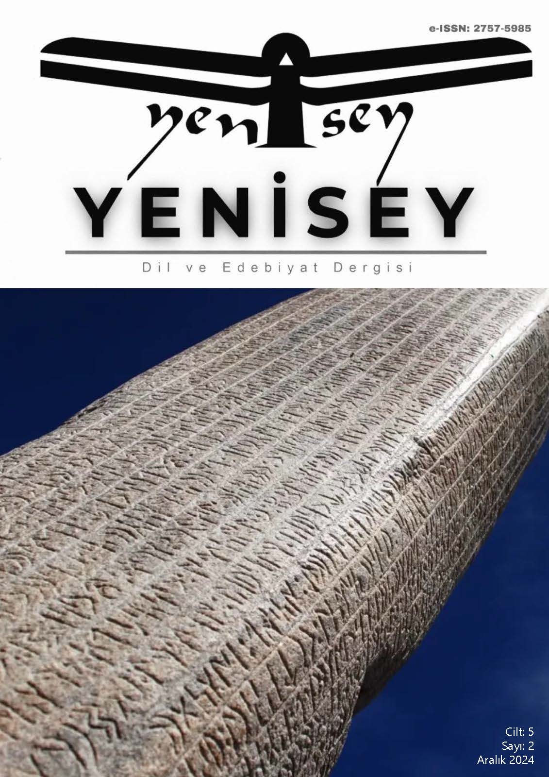 YENİSEY Dil ve Edebiyat Dergisi